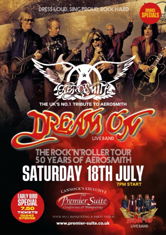 Dream On: Aerosmith Tribute flyer